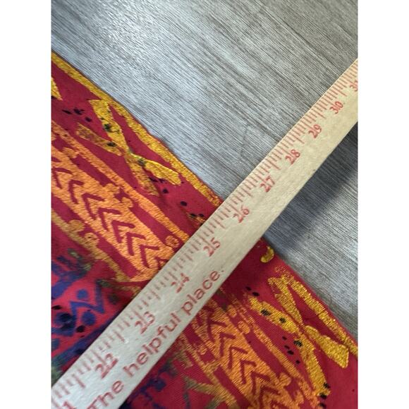 Vintage EZL Tribal Tee Shirt One Size USA Short Sleeve 90s Paint Distressed - Picture 6 of 7